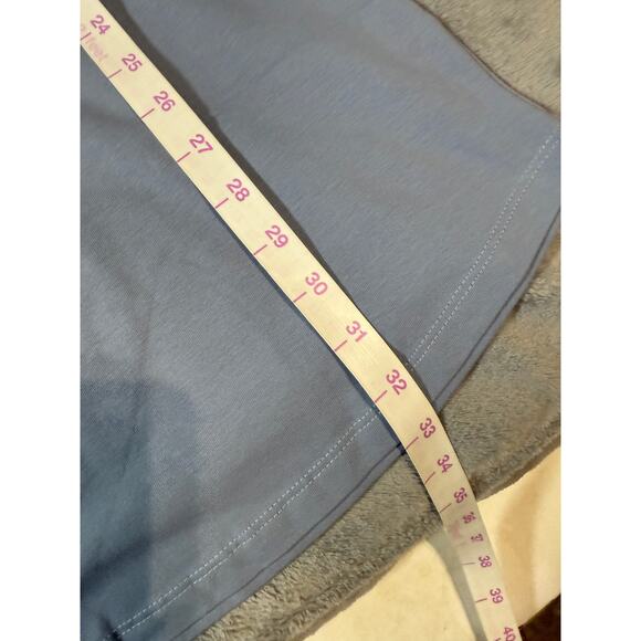 NWT Universal Standard Size 4XS (00-0) Crew Neck Shirt‎ Dress Dusty Blue Cotton - Picture 6 of 8